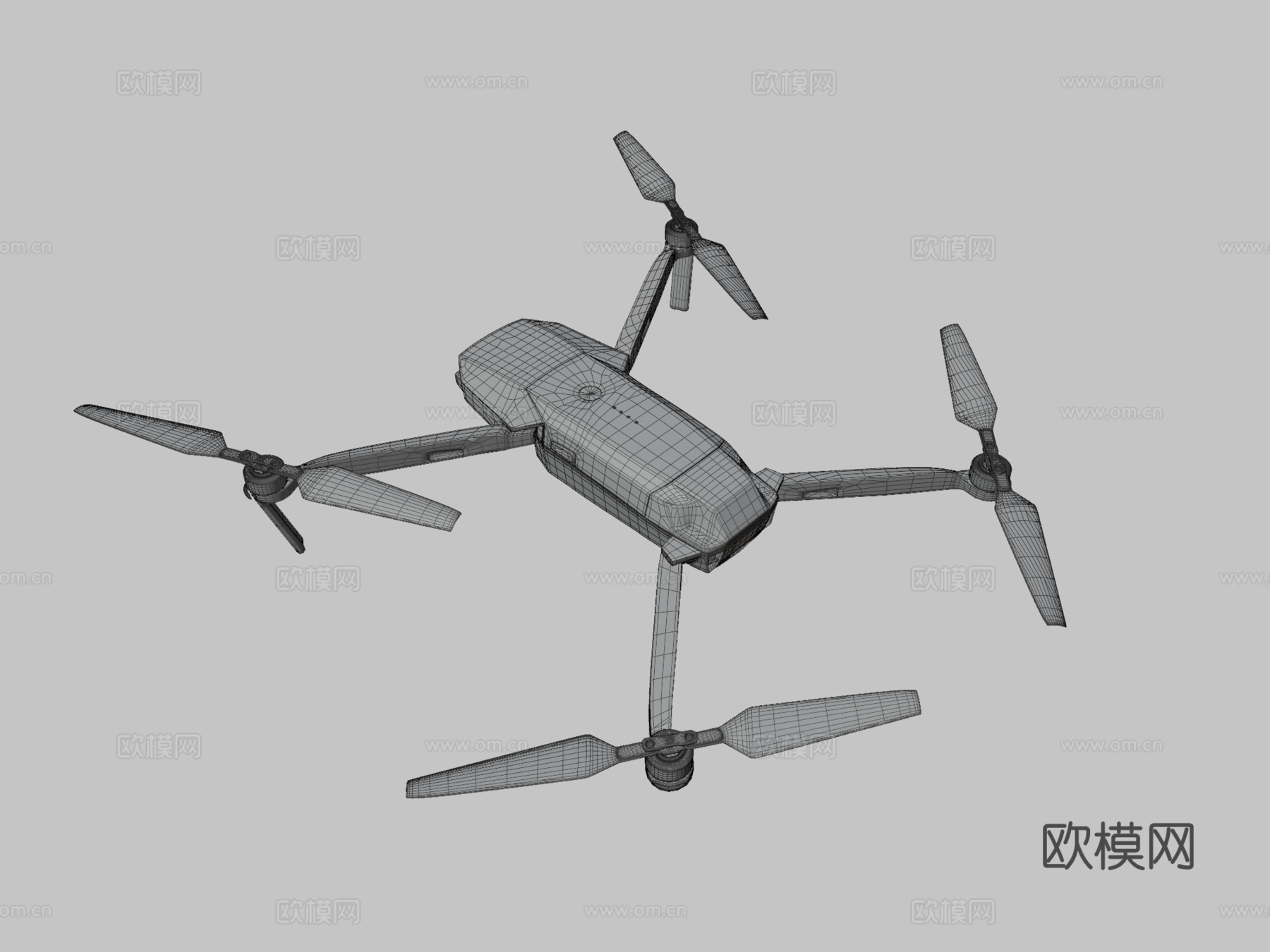 大疆Mavic Pro3d模型下载（渲染图3）