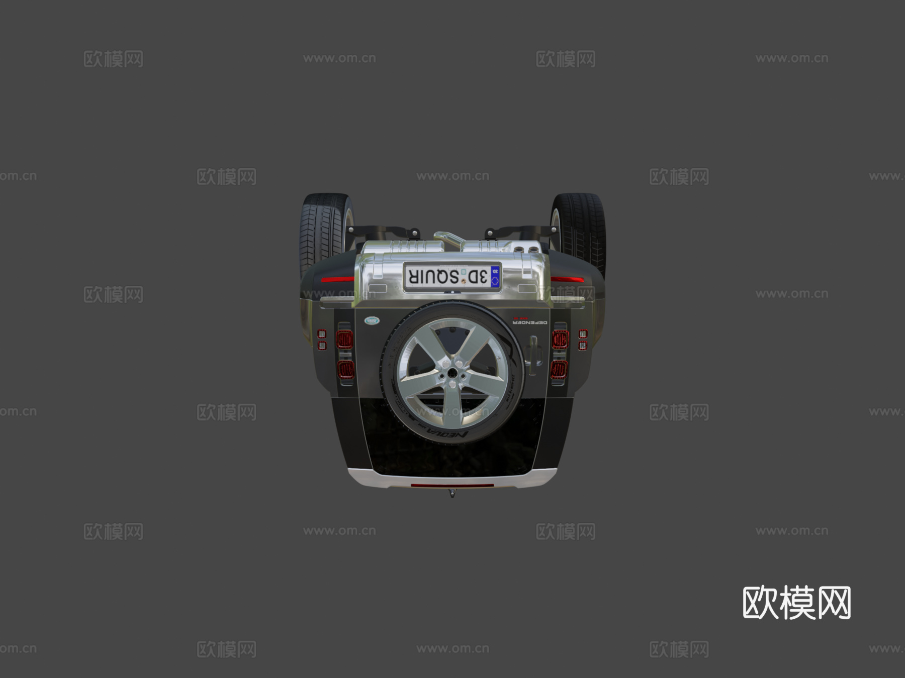 路虎卫士 110 20203d模型下载（渲染图5）