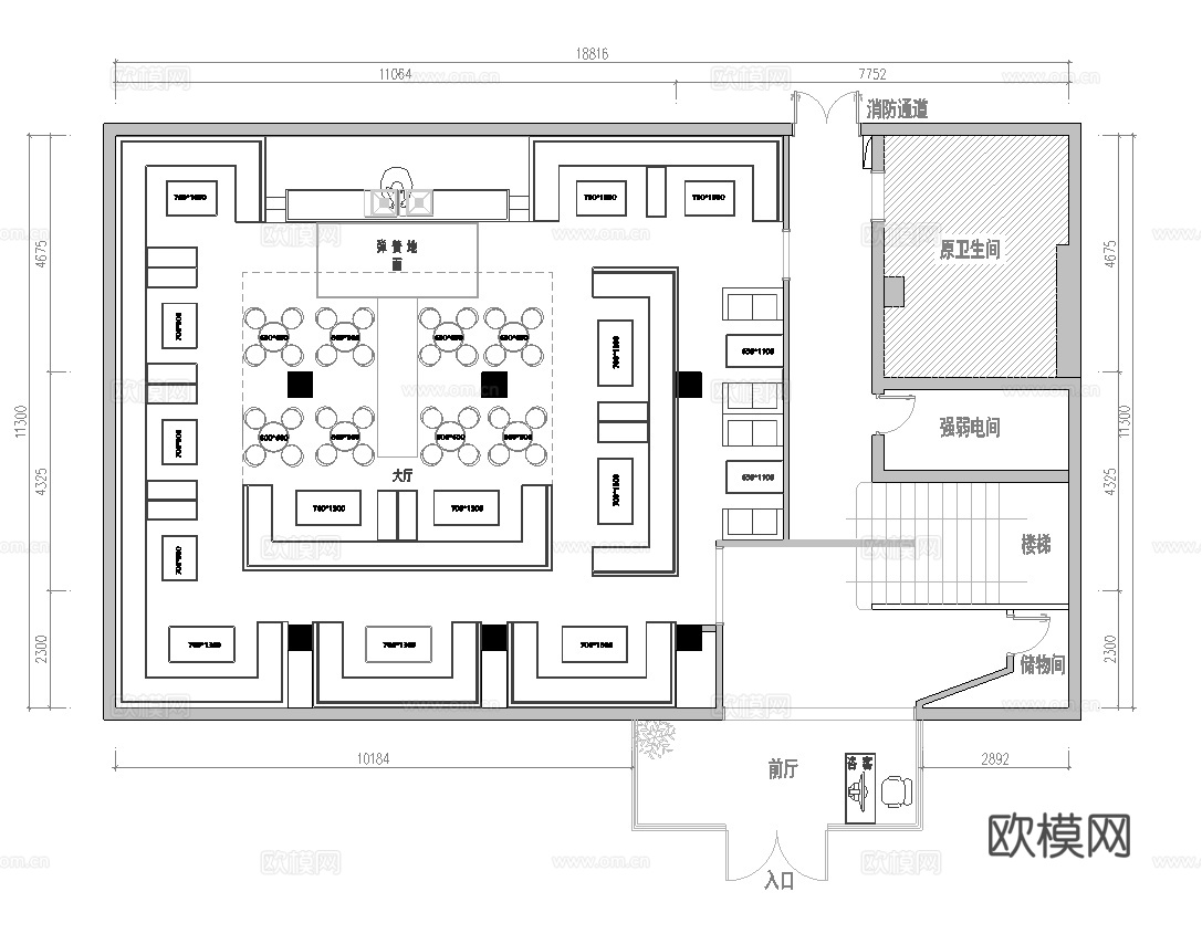 高端酒馆吧 最新全套 效果图 施工图设计cad施工图