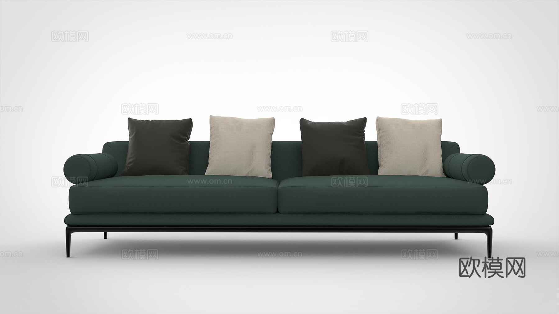 现代风格沙发3D模型3d模型下载（渲染图1）