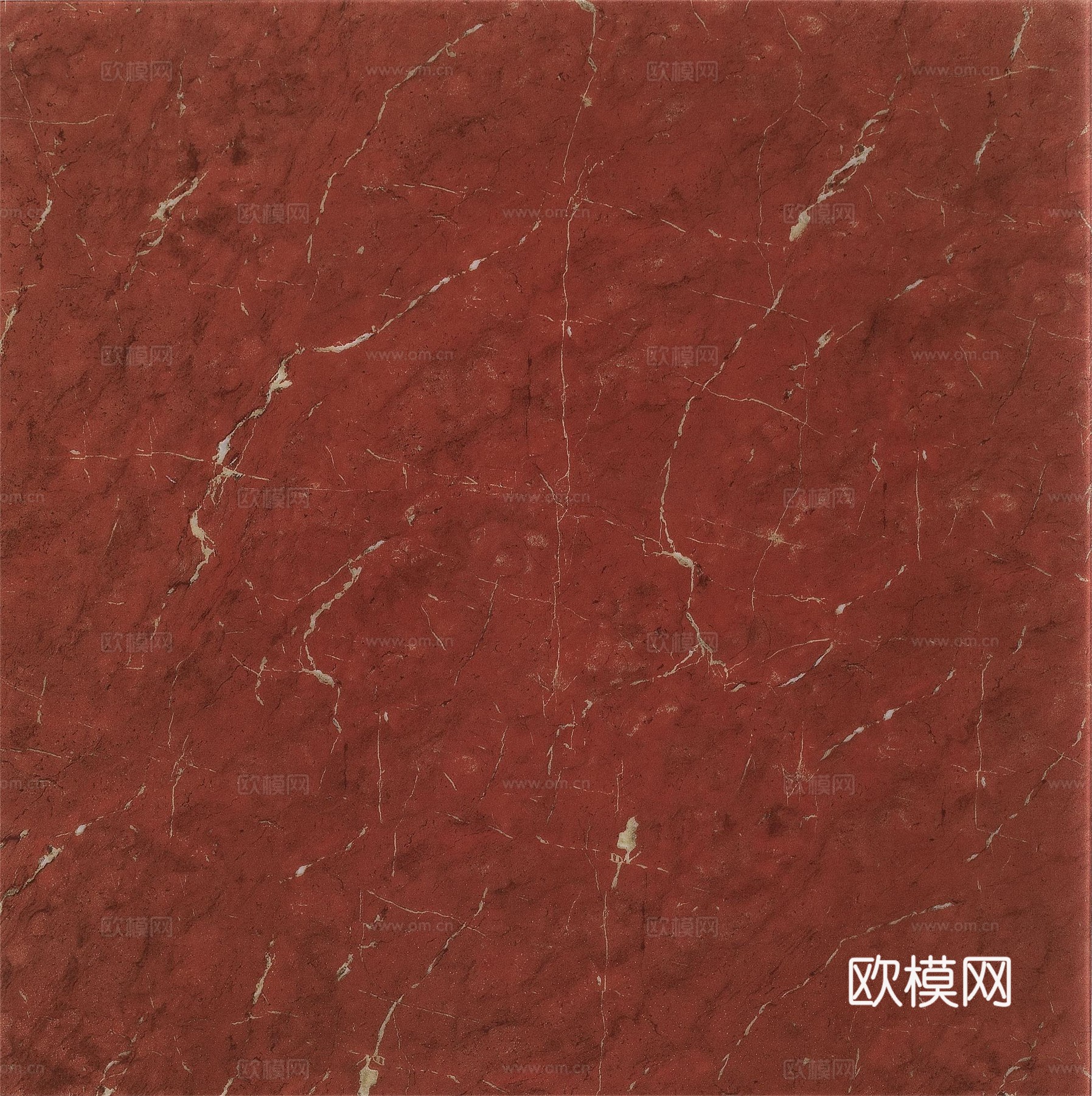 红色天然裂纹大理石