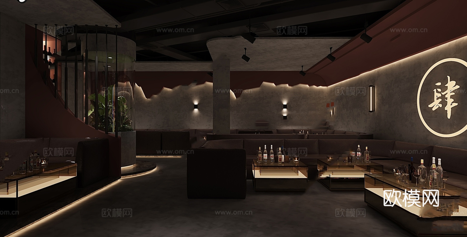 特色小酒馆最新全套 效果图 施工图设计cad施工图