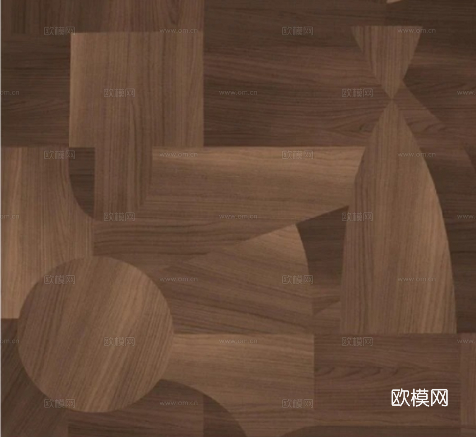 现代意式板材_拼接染色科技木皮贴图