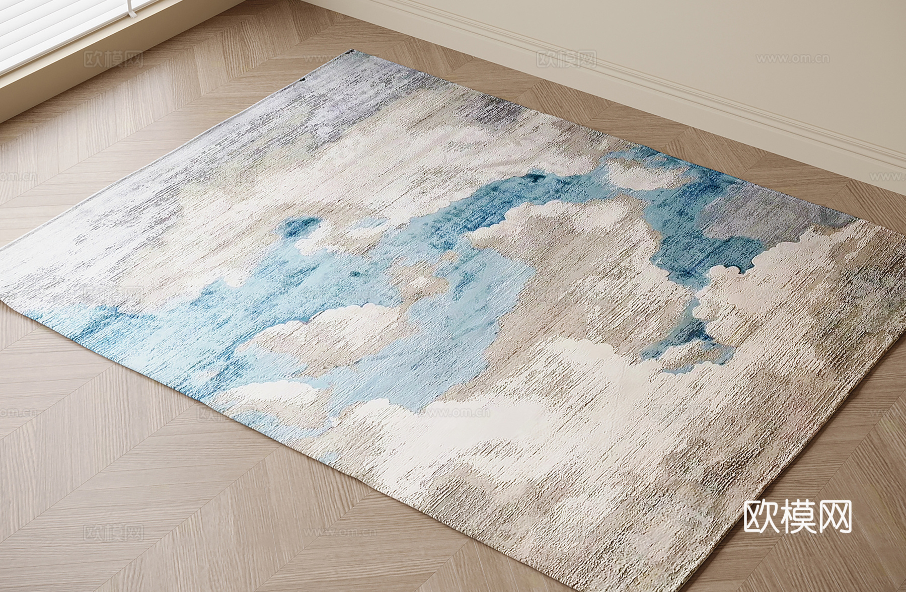 现代地毯su模型