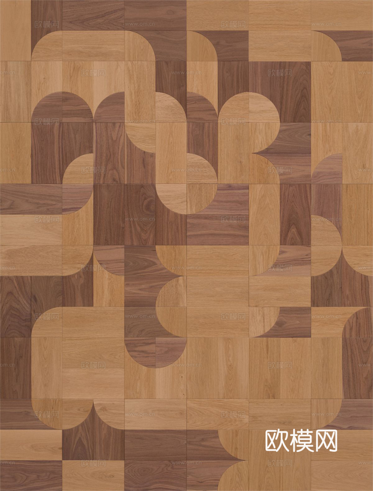 现代意式其他木纹_木纹拼花贴图