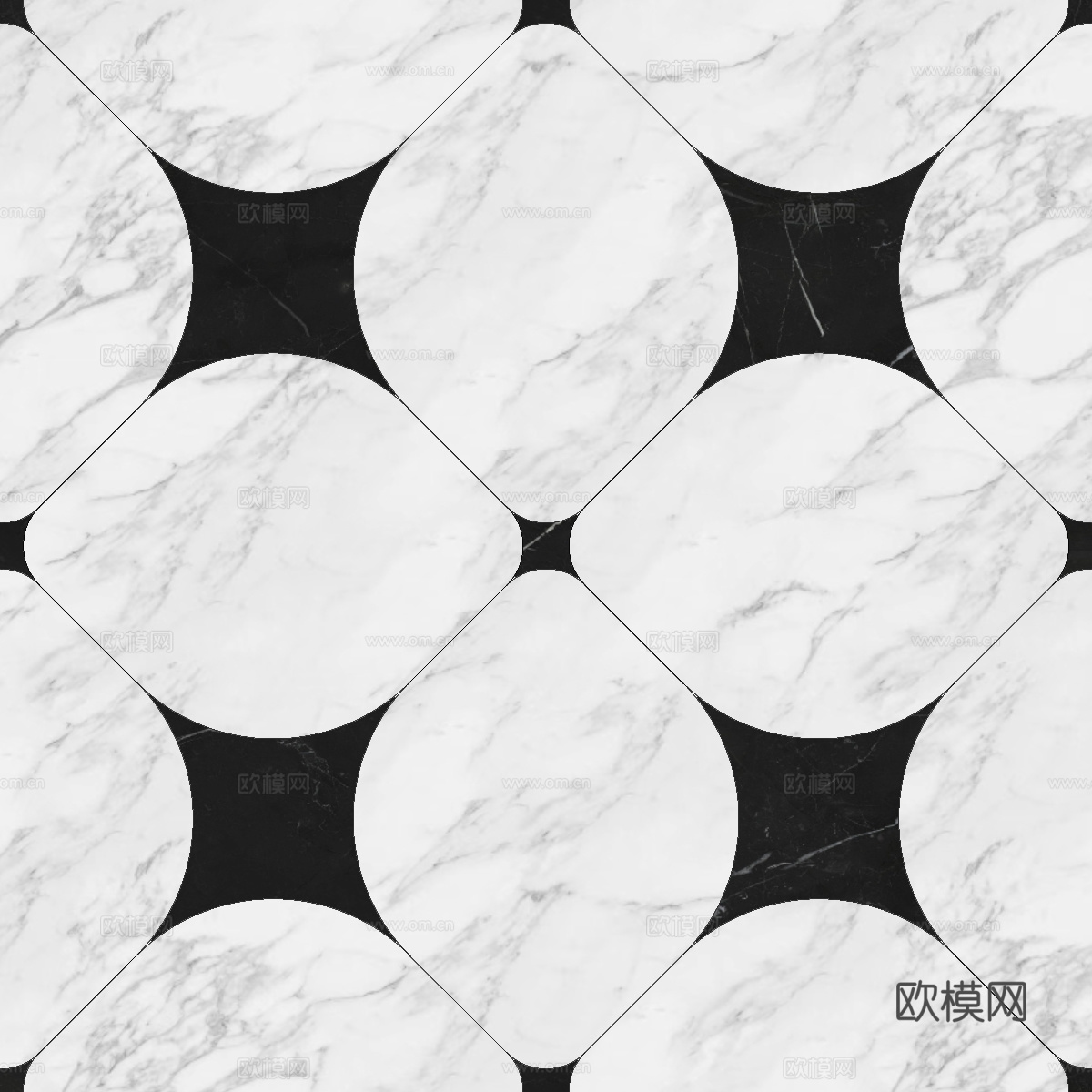 轻奢现代大理石_马赛克大理石_石材拼花