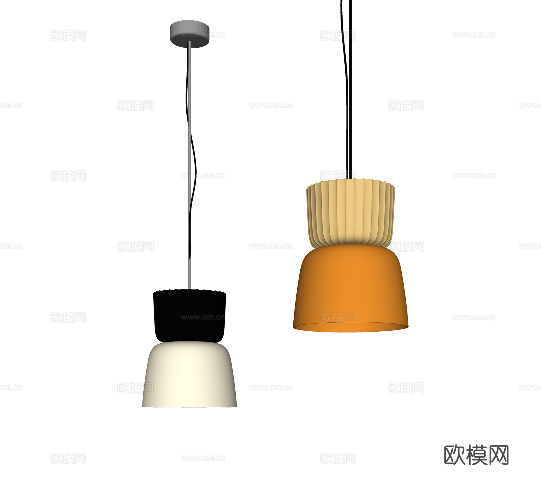 现代简约小吊灯 吧台吊灯su模型