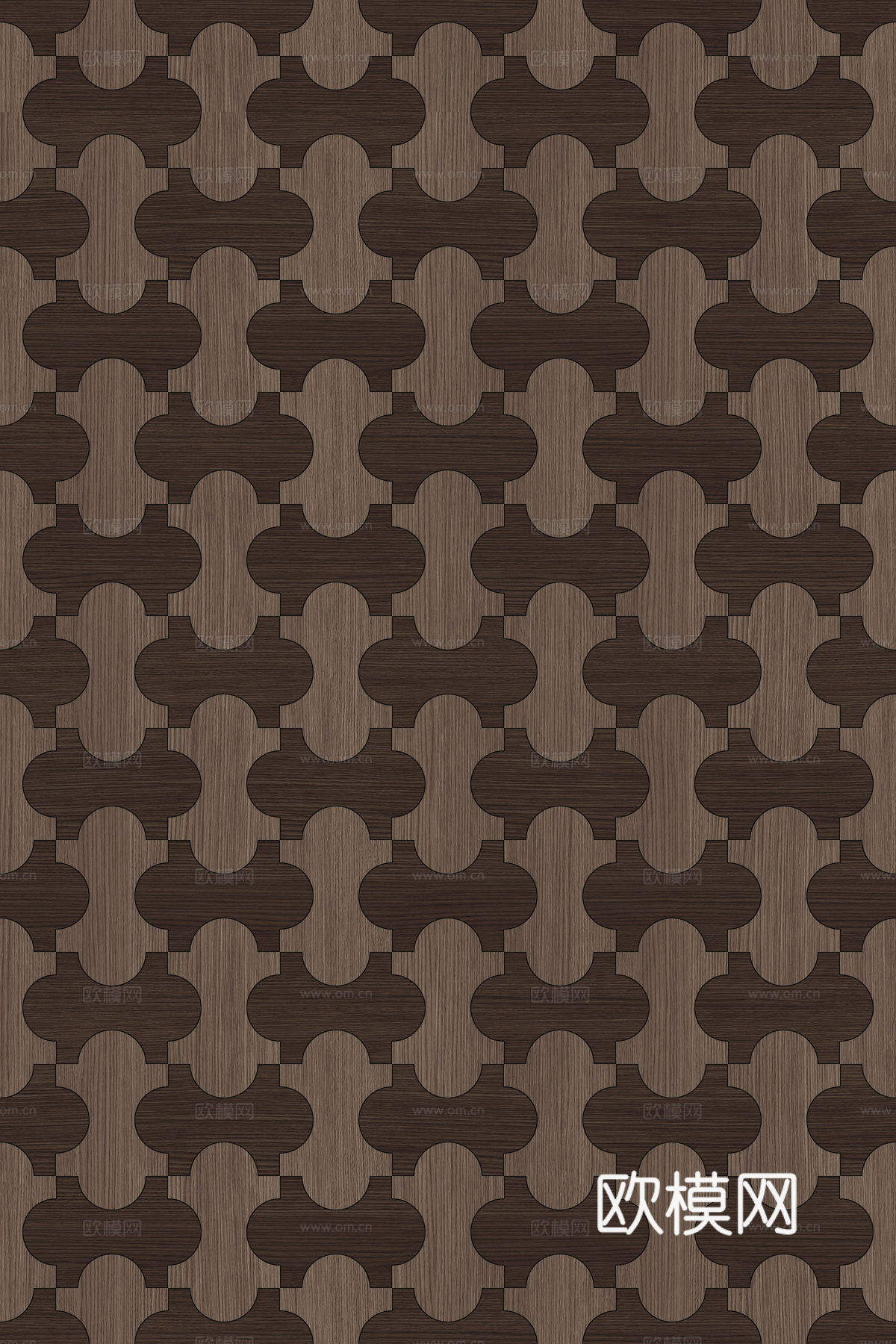 意式轻奢拼花木地板_无缝_咖色_拼花木地板_木纹马赛克贴图