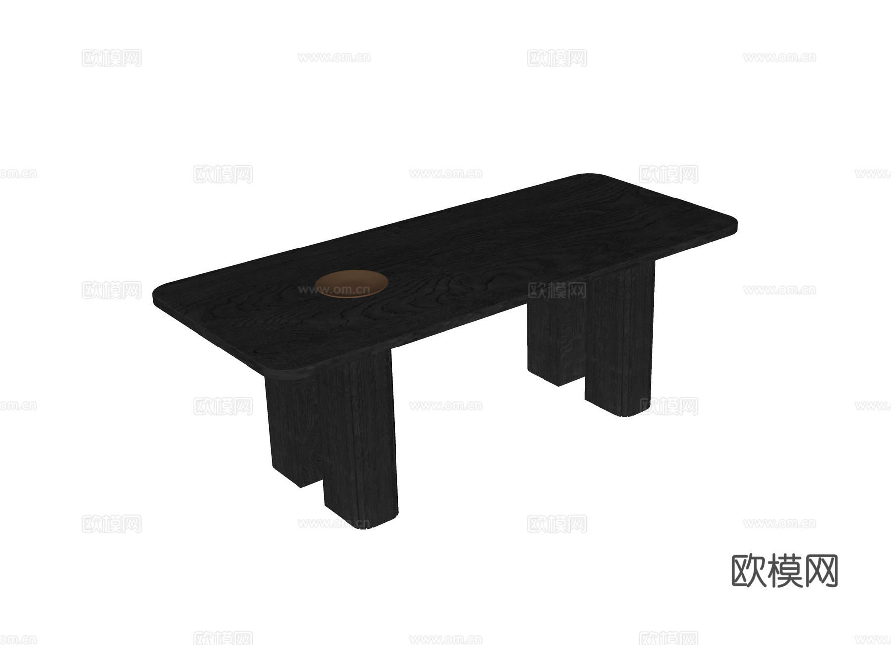 现代餐桌su模型