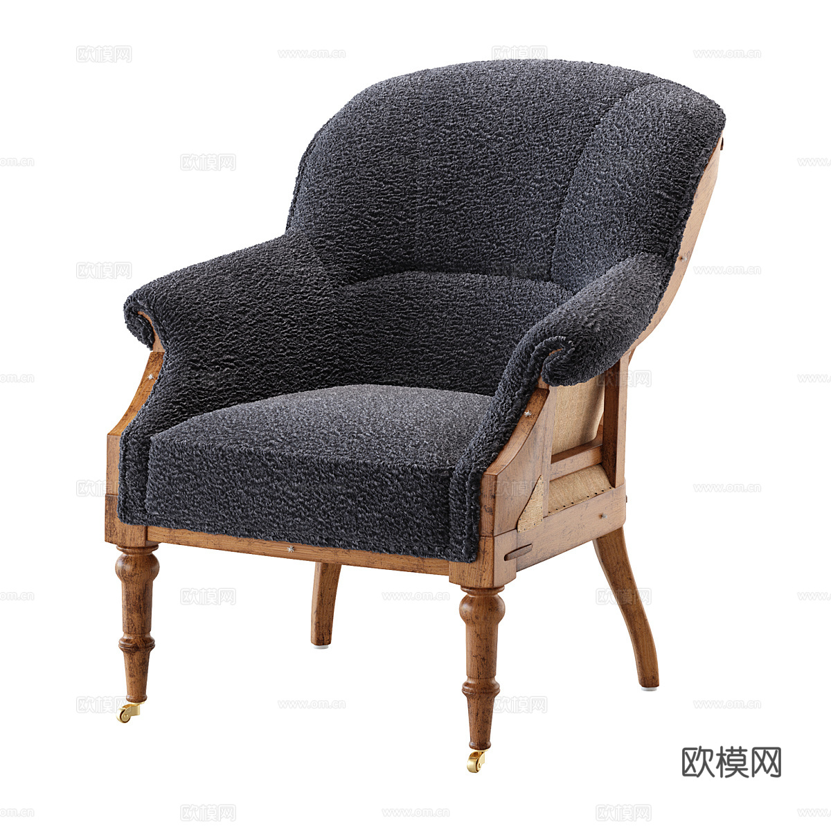 单人沙发3d模型下载