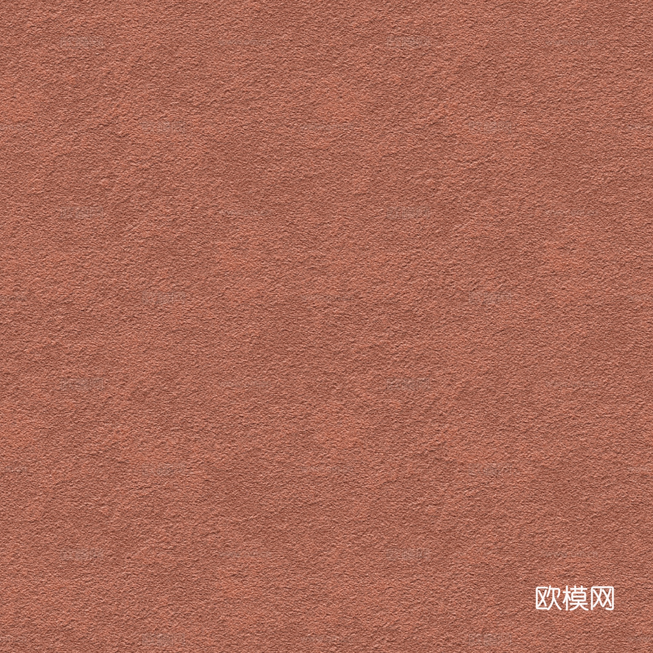 无缝砖红色硅藻泥