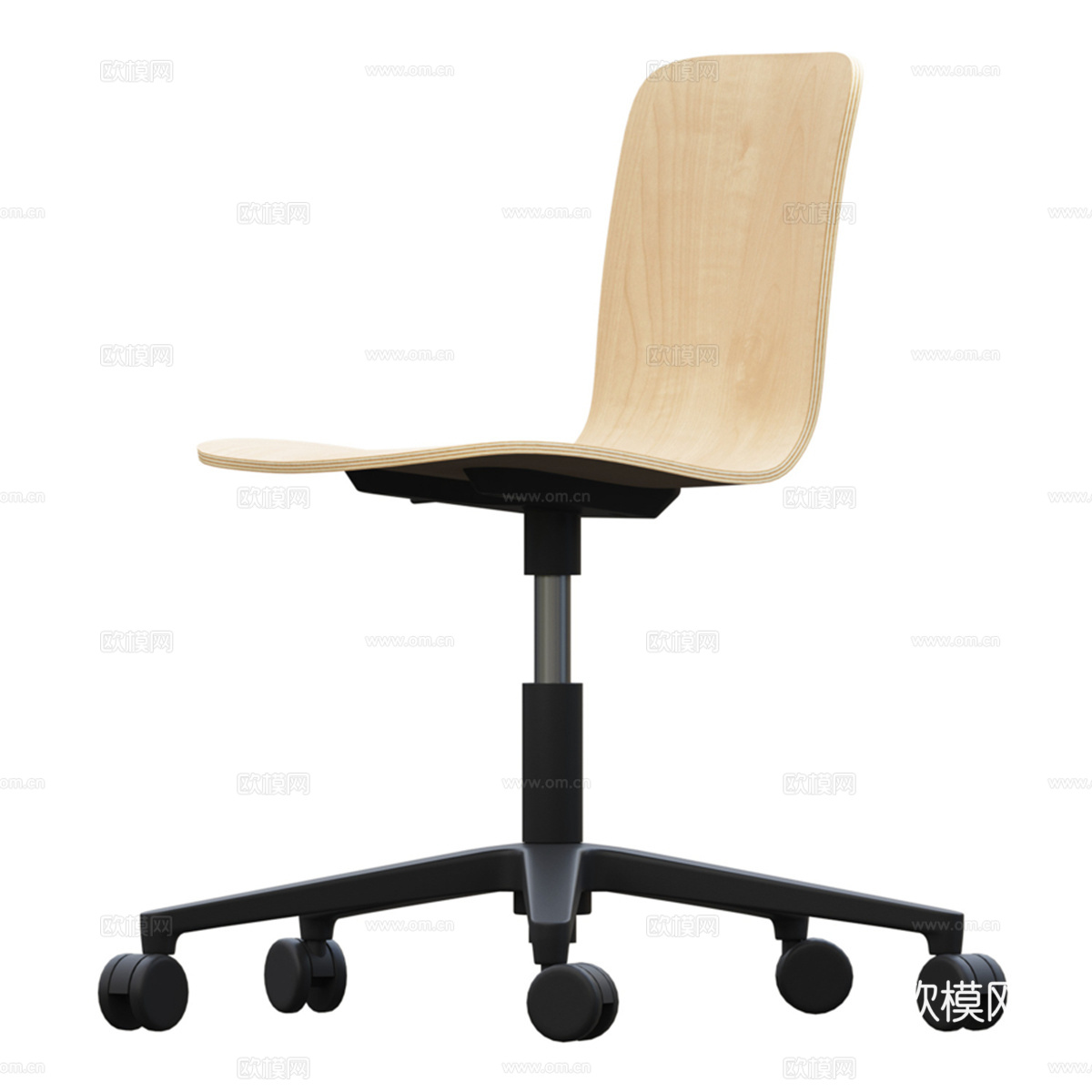 Vitra HAL胶合板工作室3d模型下载