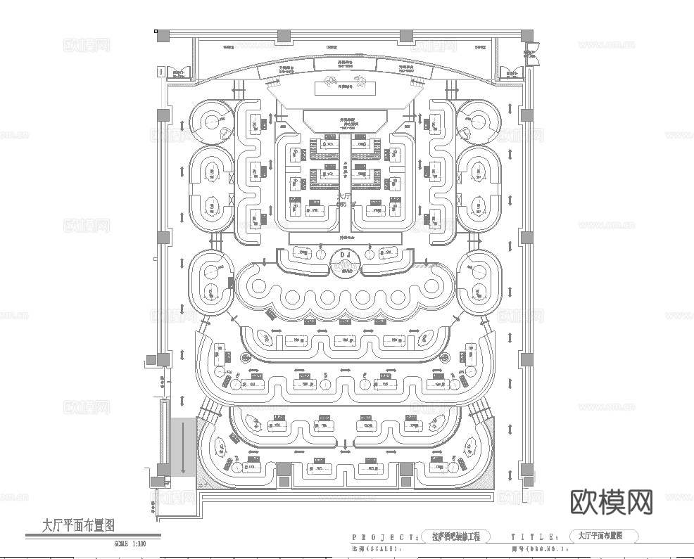 科技风酒吧 最新全套 效果图 施工图设计cad施工图