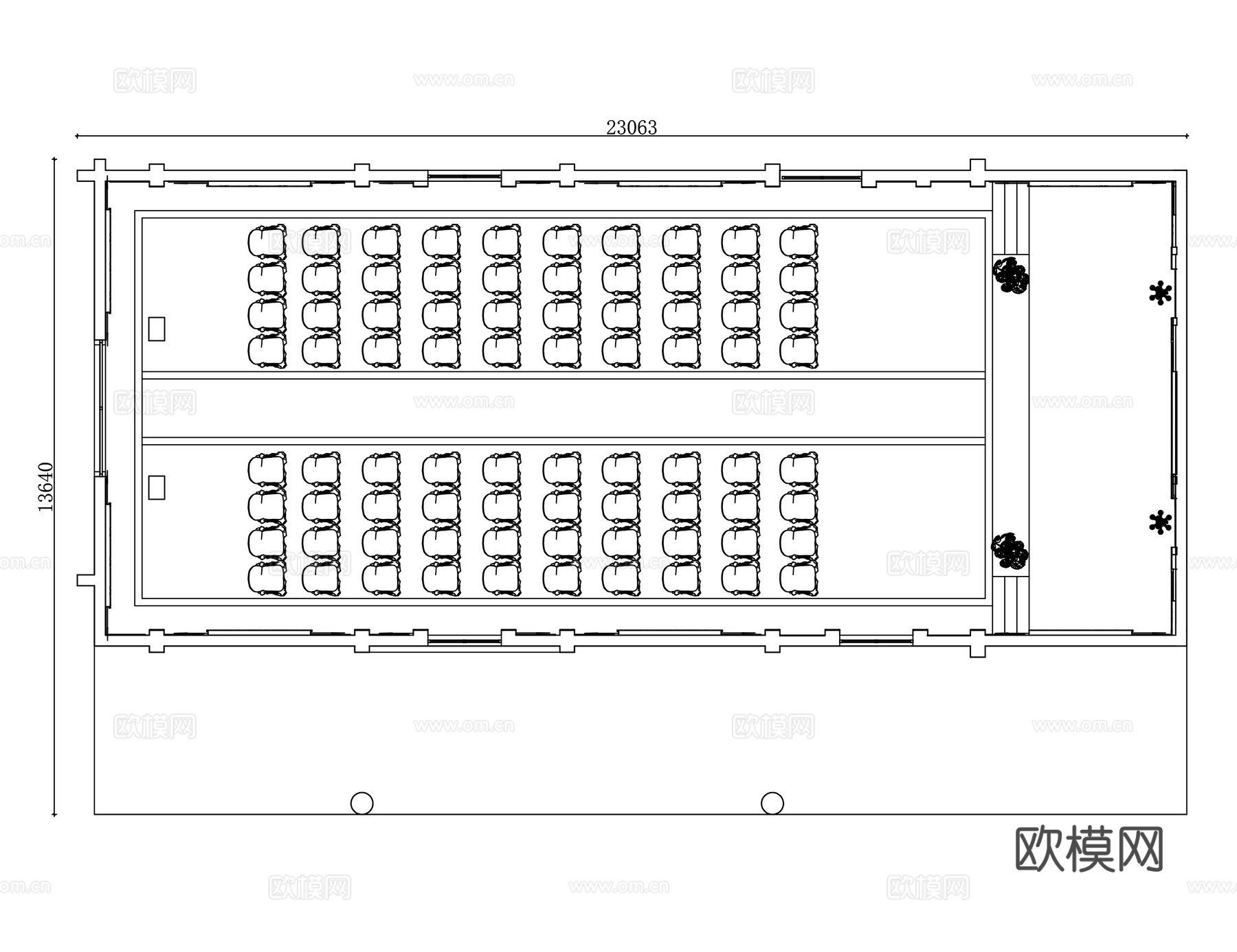 婚宴大厅 婚礼宴会厅 婚庆大厅 结婚礼堂 庆典大厅cad施工图