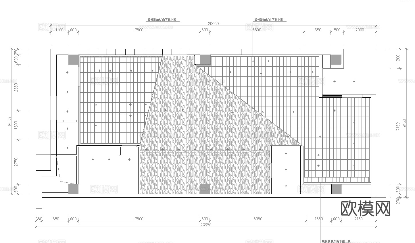 百鬼夜行特色酒吧 最新全套 效果图 施工图设计cad施工图