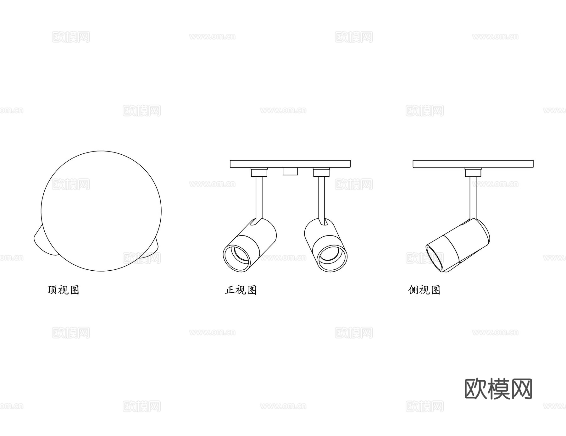 应急吸顶灯 消防应急灯 天花应急灯 紧急照明吸顶灯 消防吸顶cad施工图