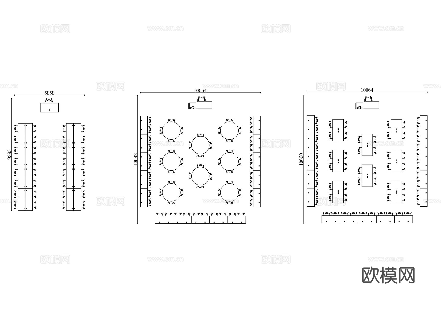 微机室 电脑教室 电子教室 计算机房 信息技术教室cad施工图