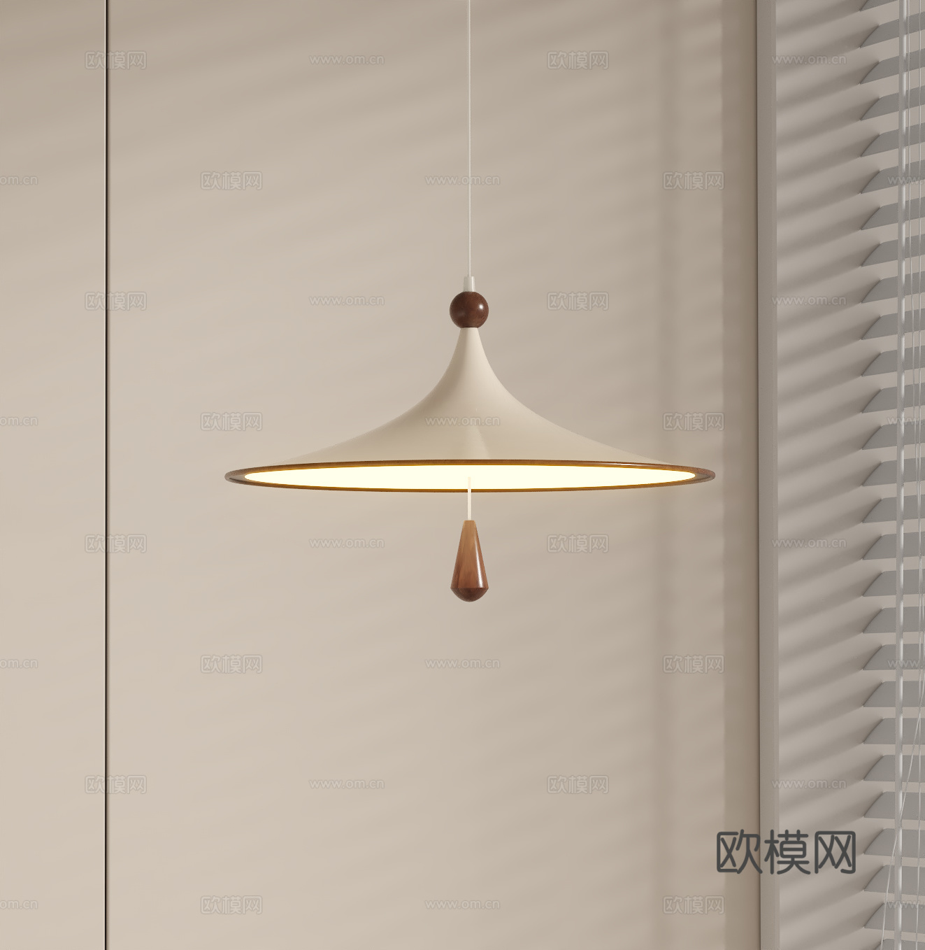 法式奶油吊灯 餐厅吊灯su模型