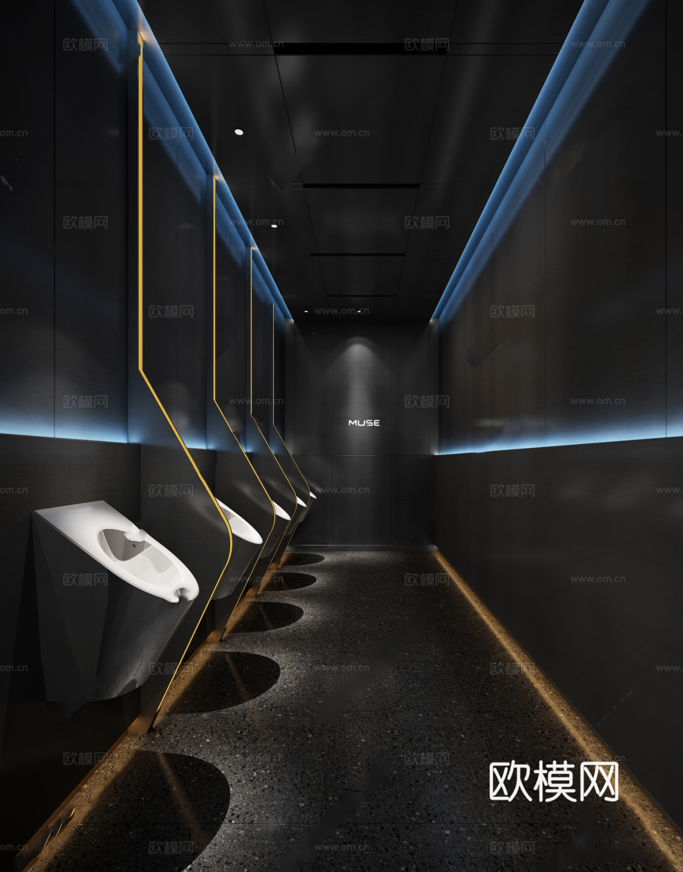 轻奢高档酒吧 最新全套 效果图 施工图设计cad施工图