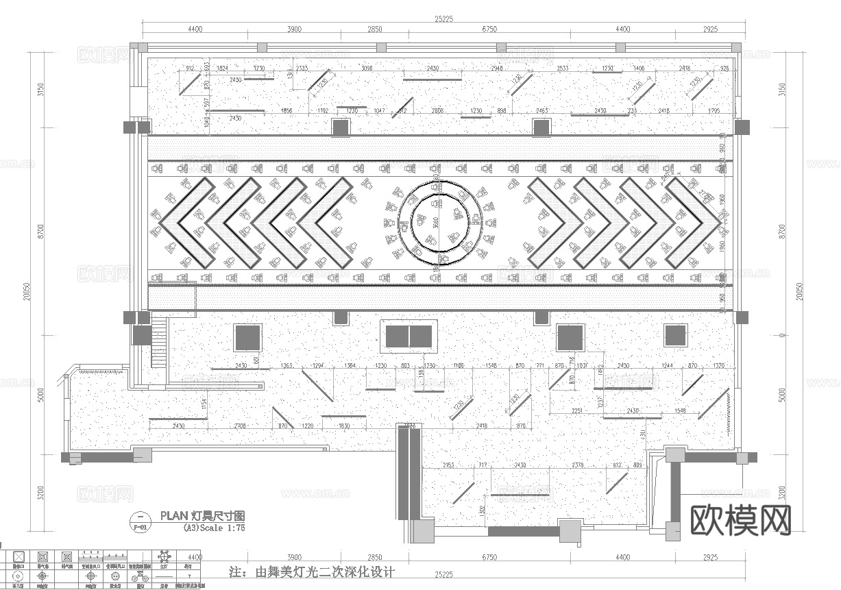 高端酒吧 最新全套 效果图 施工图设计cad施工图