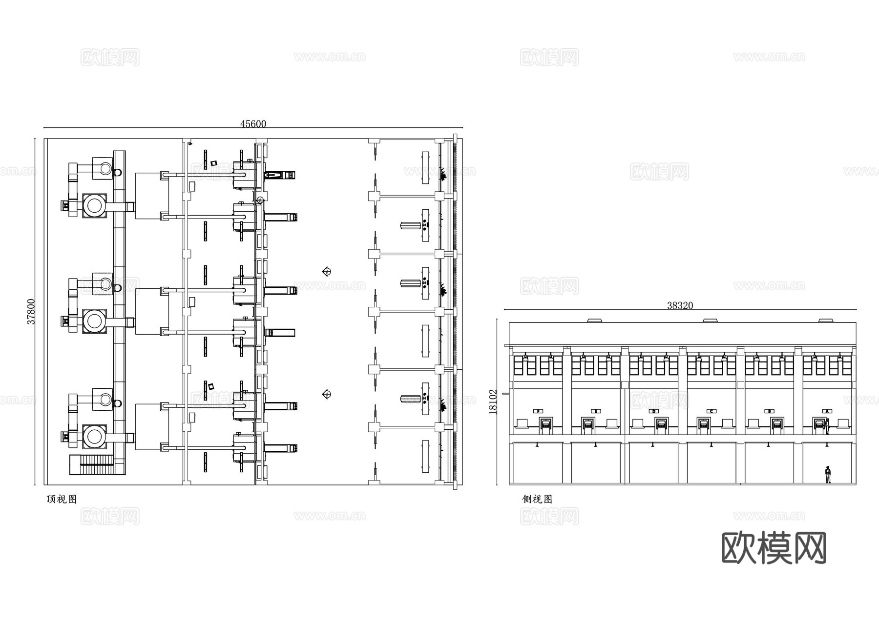 火化设备 殡葬火化设施 火葬设备 殡仪火化炉 殡葬焚烧设施cad施工图