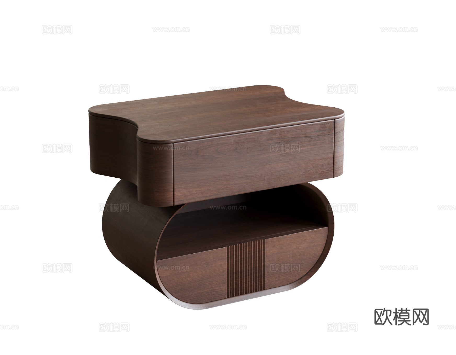 现代床头柜su模型