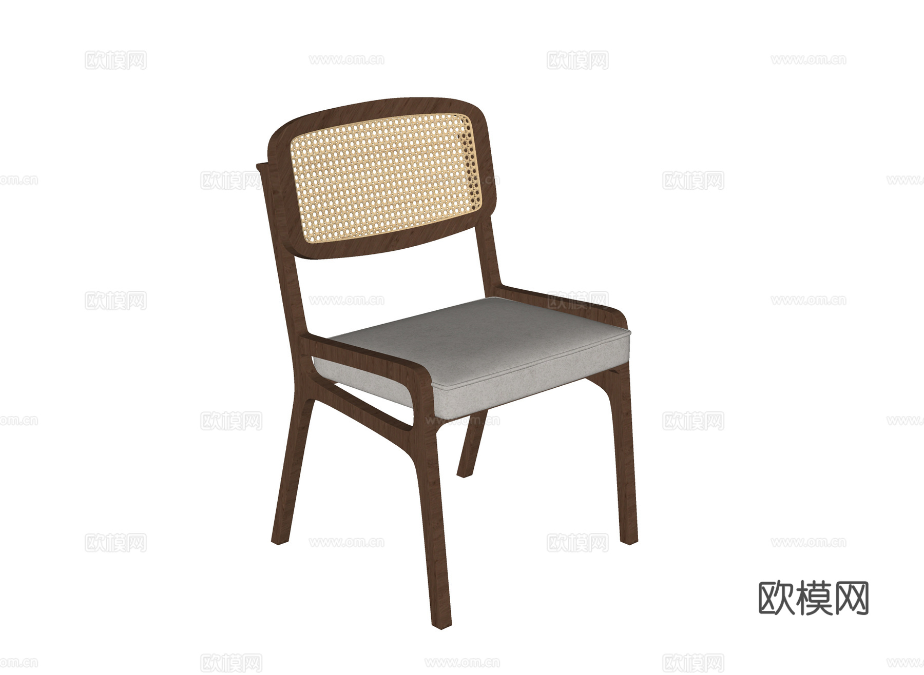 现代单椅su模型