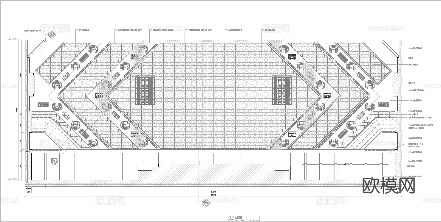 轻奢高档酒吧 最新全套 效果图 施工图设计cad施工图