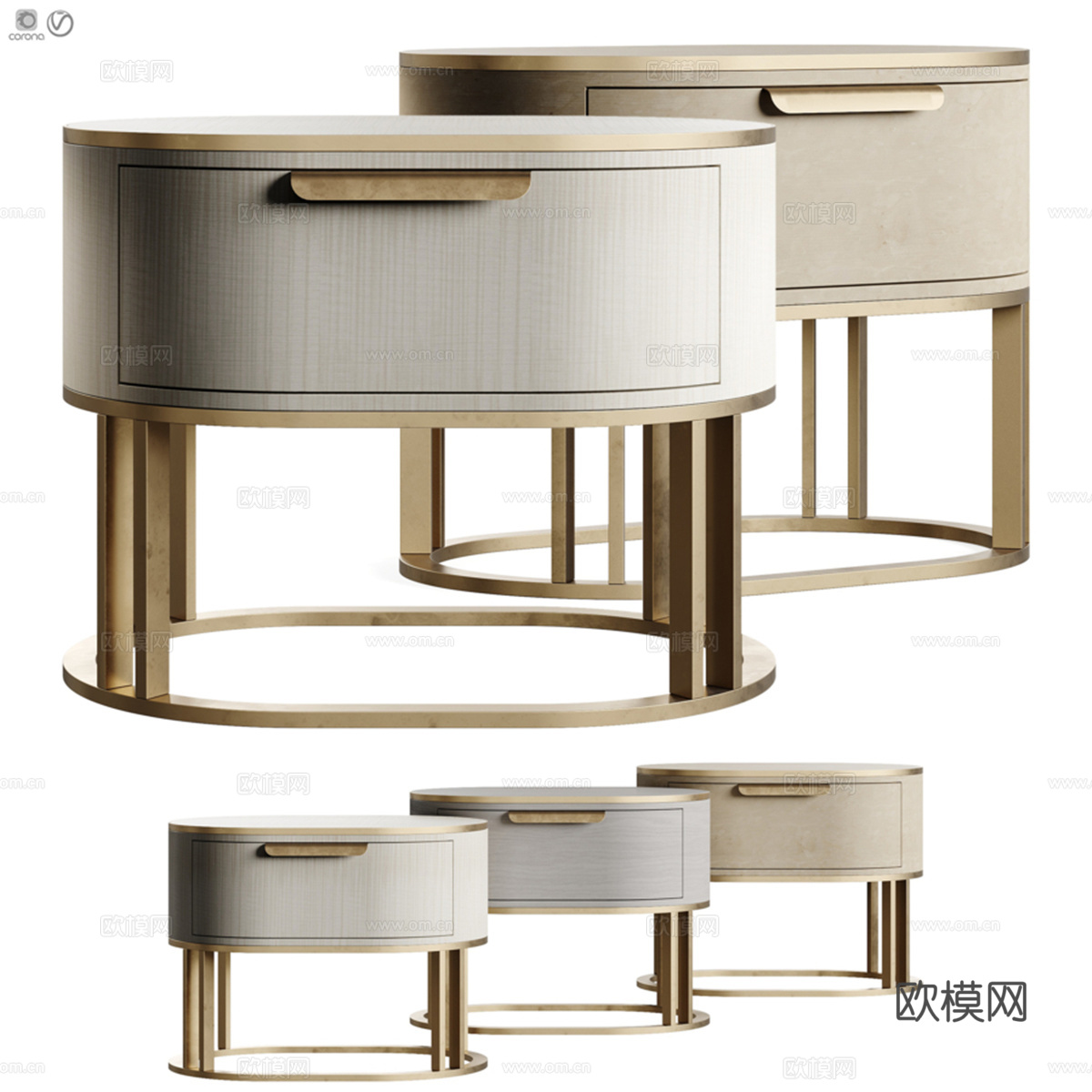 Frato DALLAS床头柜3d模型