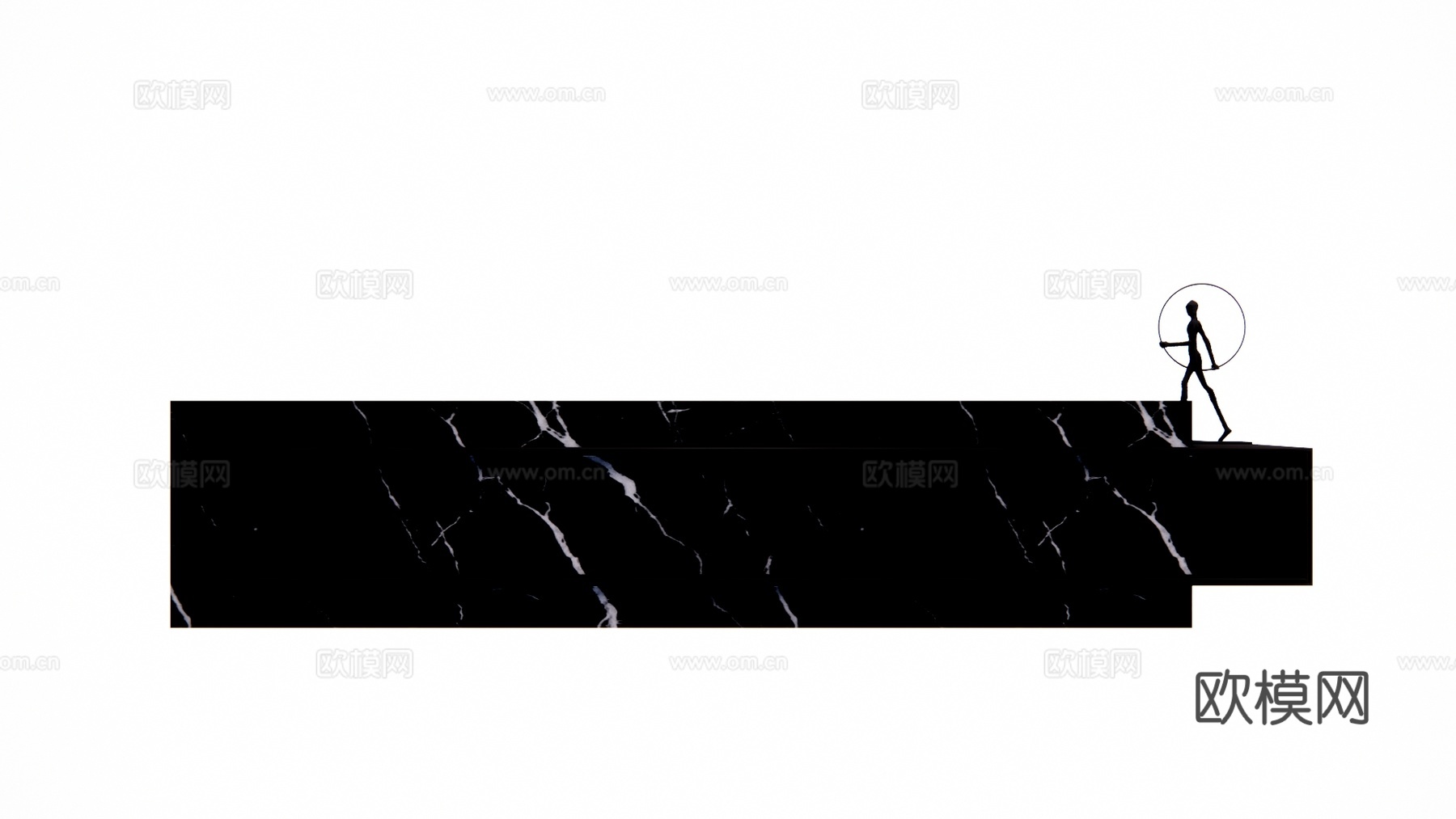 前台 公司前台 电脑su模型