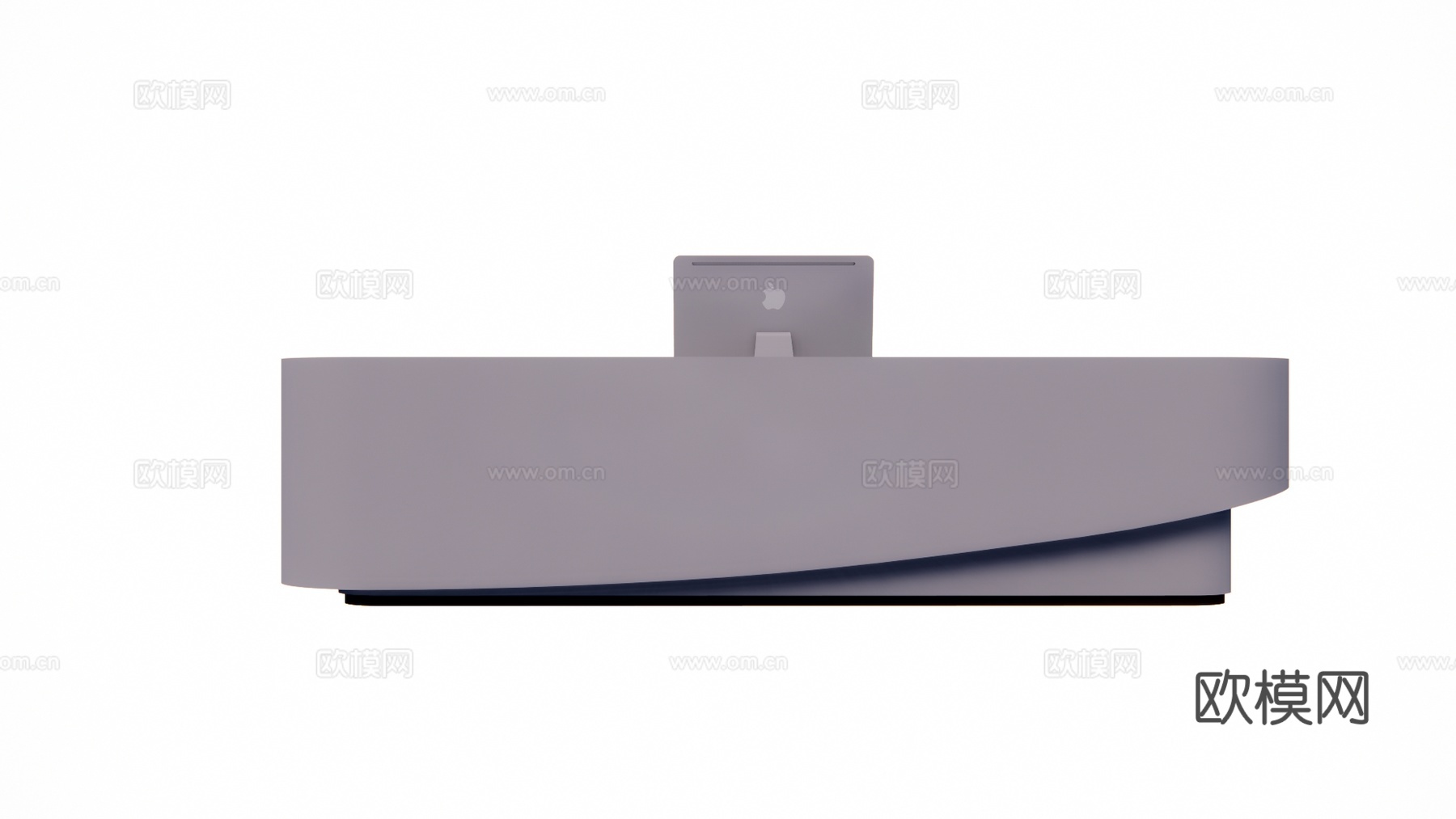 工装 办公 大厅 酒店前台 前台接待 前台 办公空间su模型