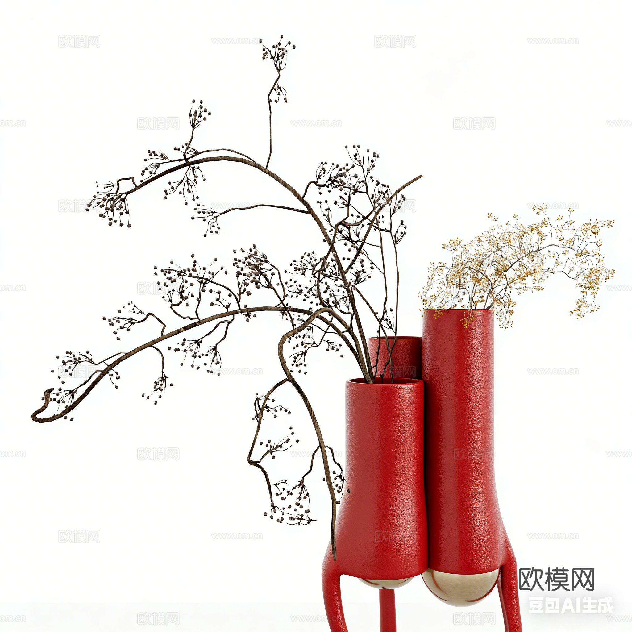 花艺陈设su模型