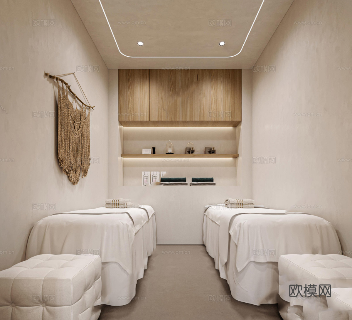 美甲店 美容店 最新全套 施工图 效果图合集cad施工图