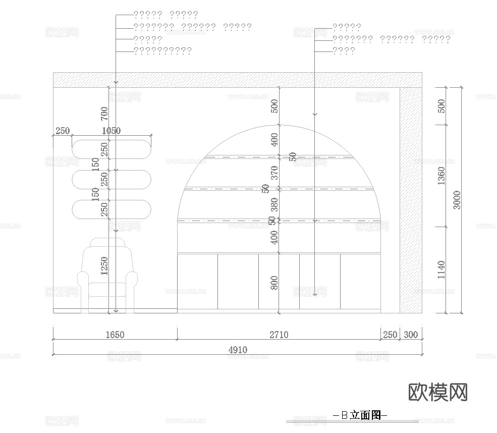 美甲店 美容店 最新全套 施工图 效果图合集cad施工图