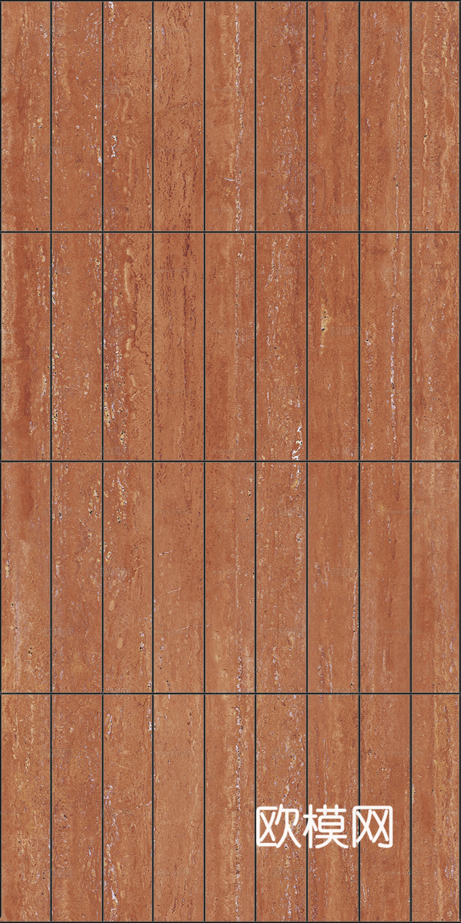 现代中古红砖石 洞石