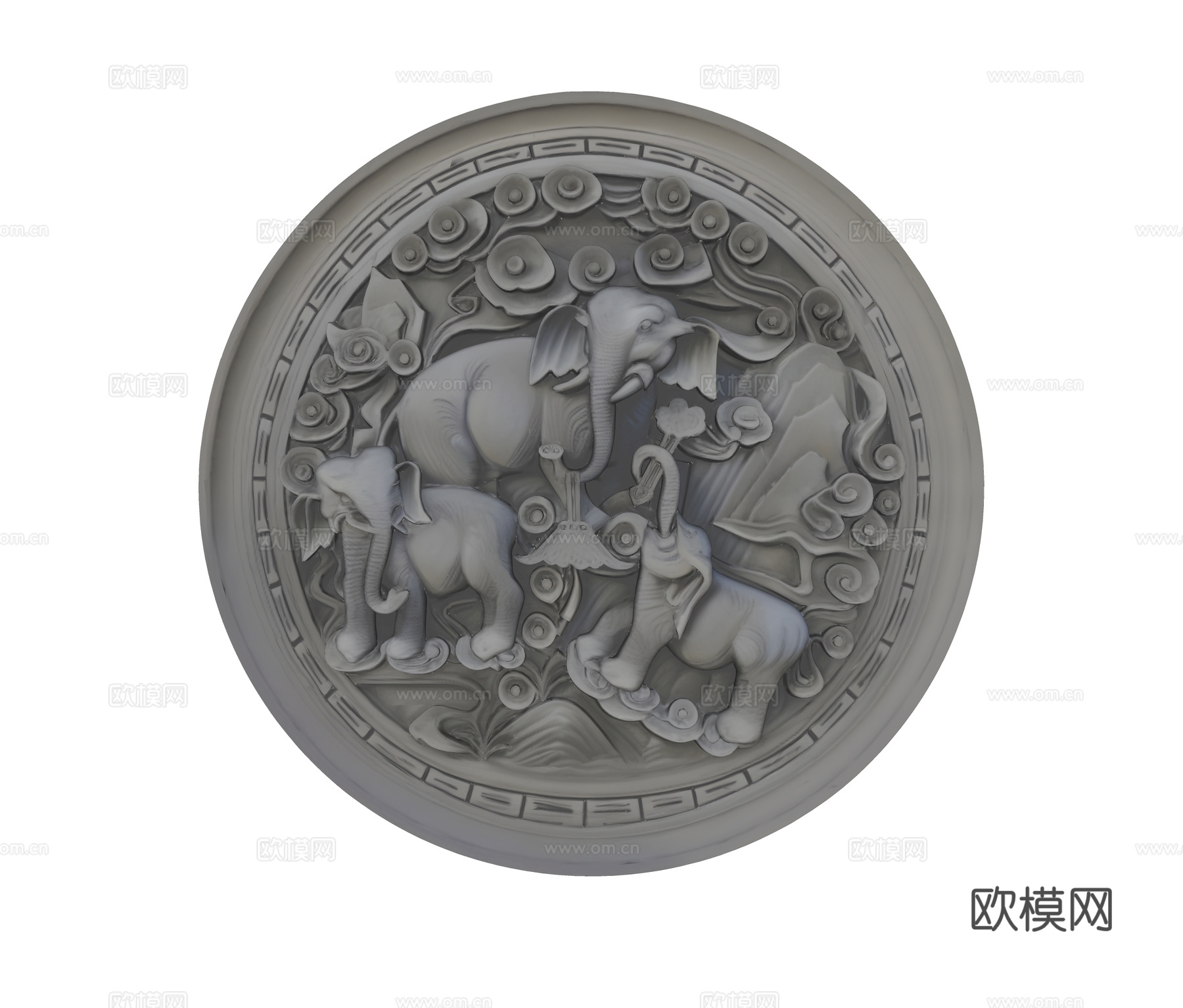 中式雕花su模型