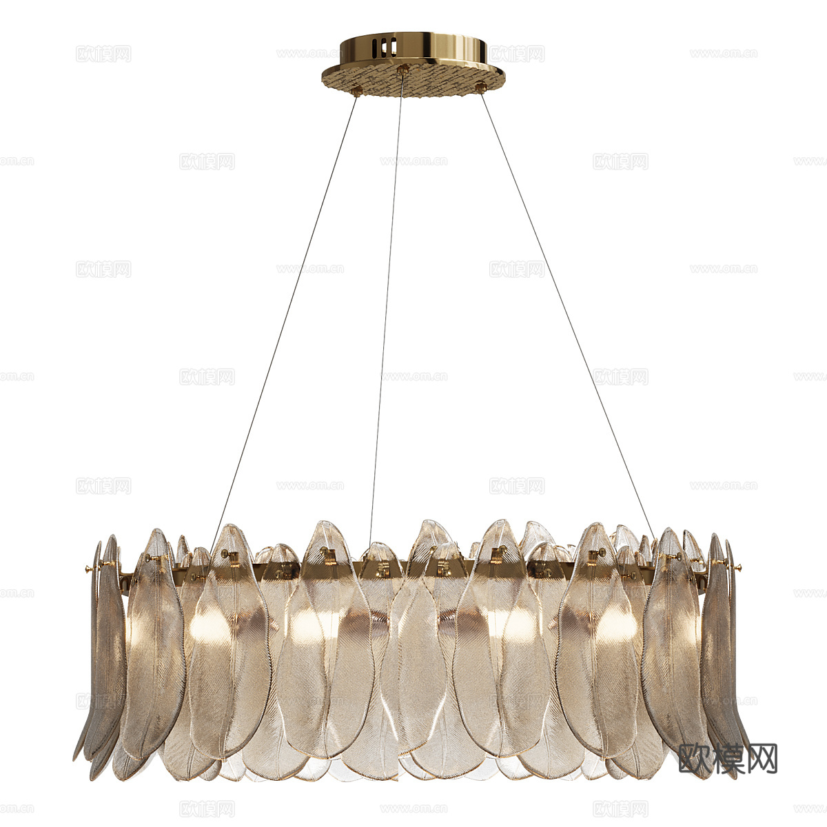 现代简约吊灯 吊灯 简约吊灯 餐厅吊灯 玻璃吊灯 轻奢吊灯3d模型