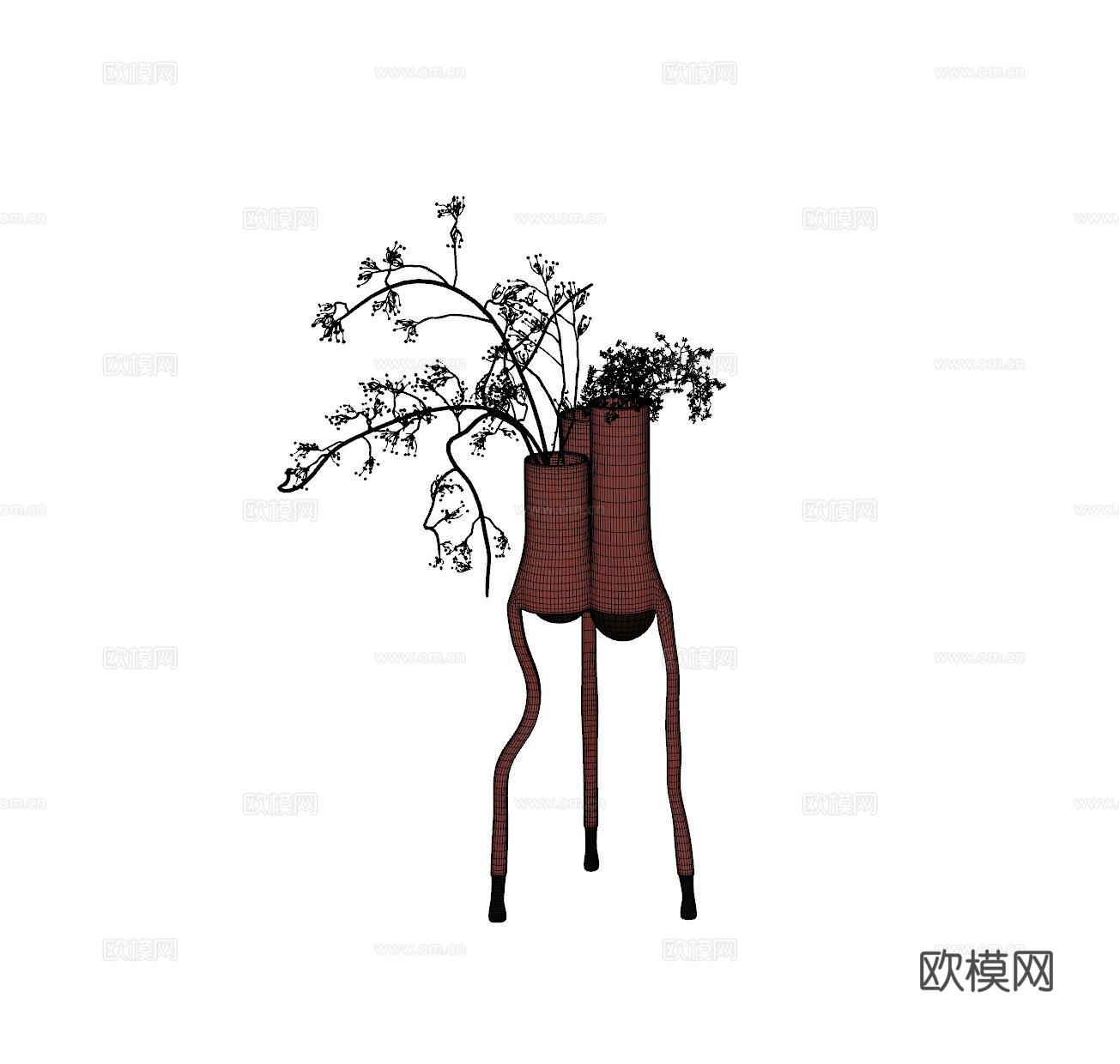 花艺陈设su模型