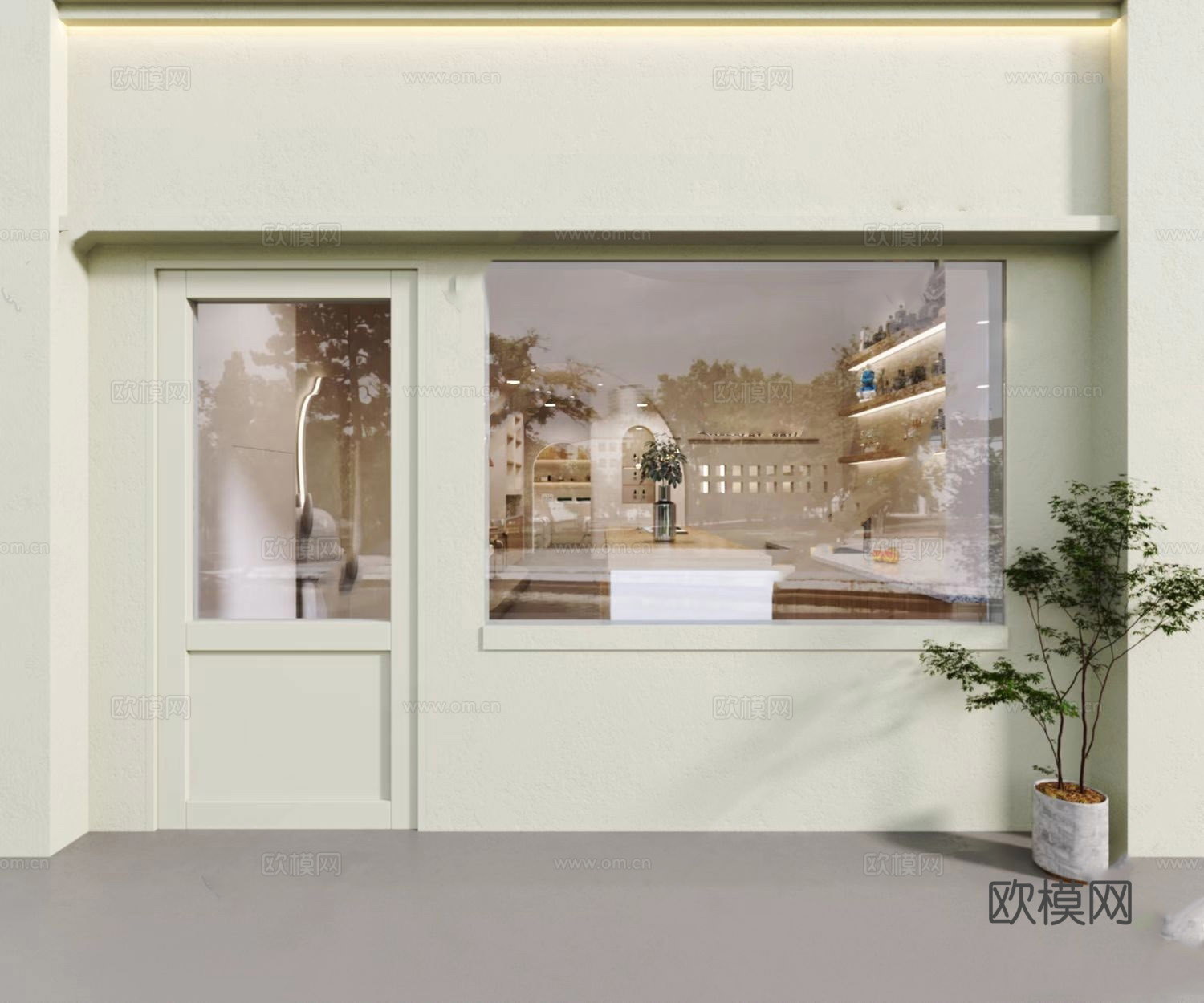 美甲店 美容店 最新全套 施工图 效果图合集cad施工图