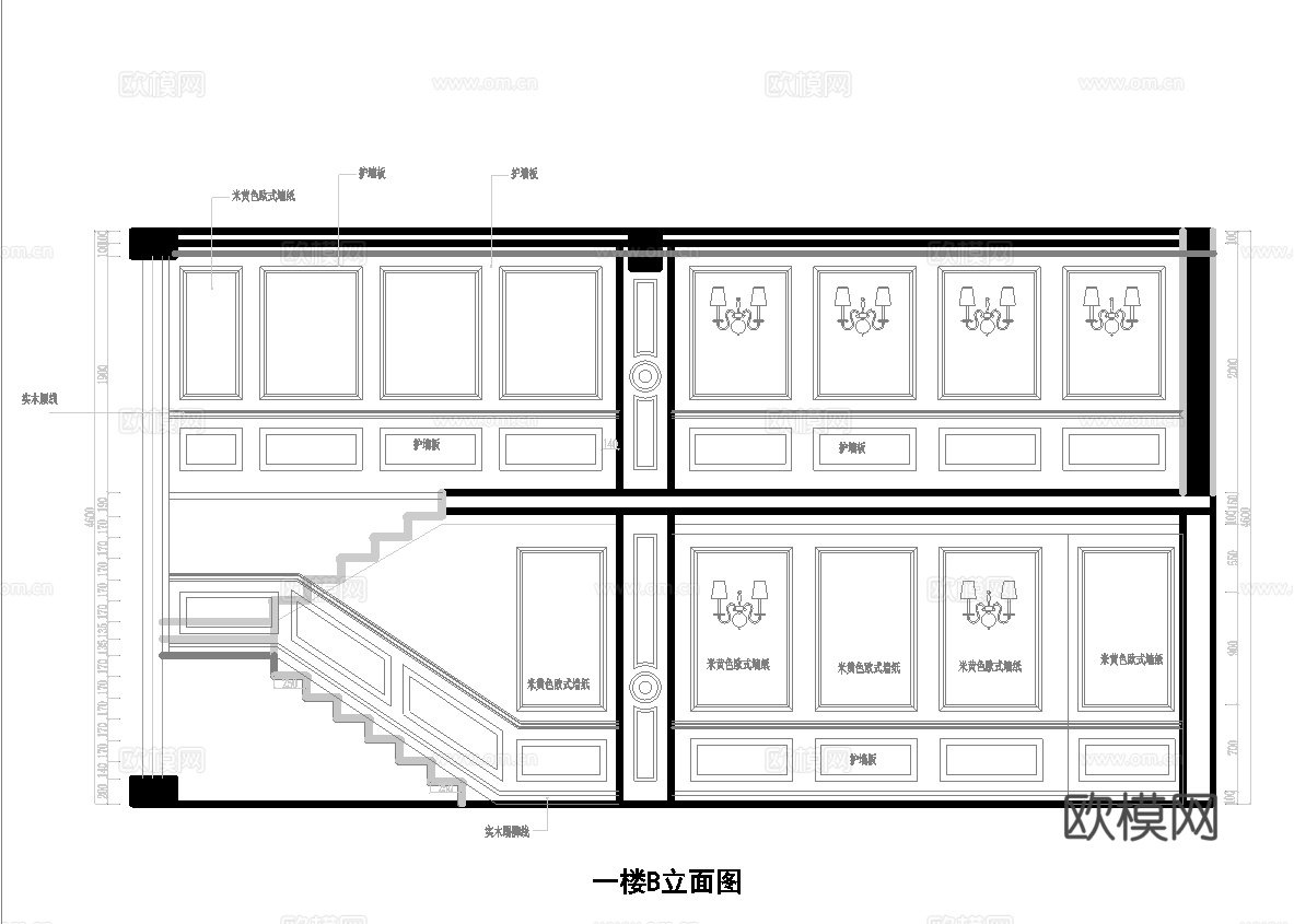 高档美容美甲  最新全套施工图设计cad施工图