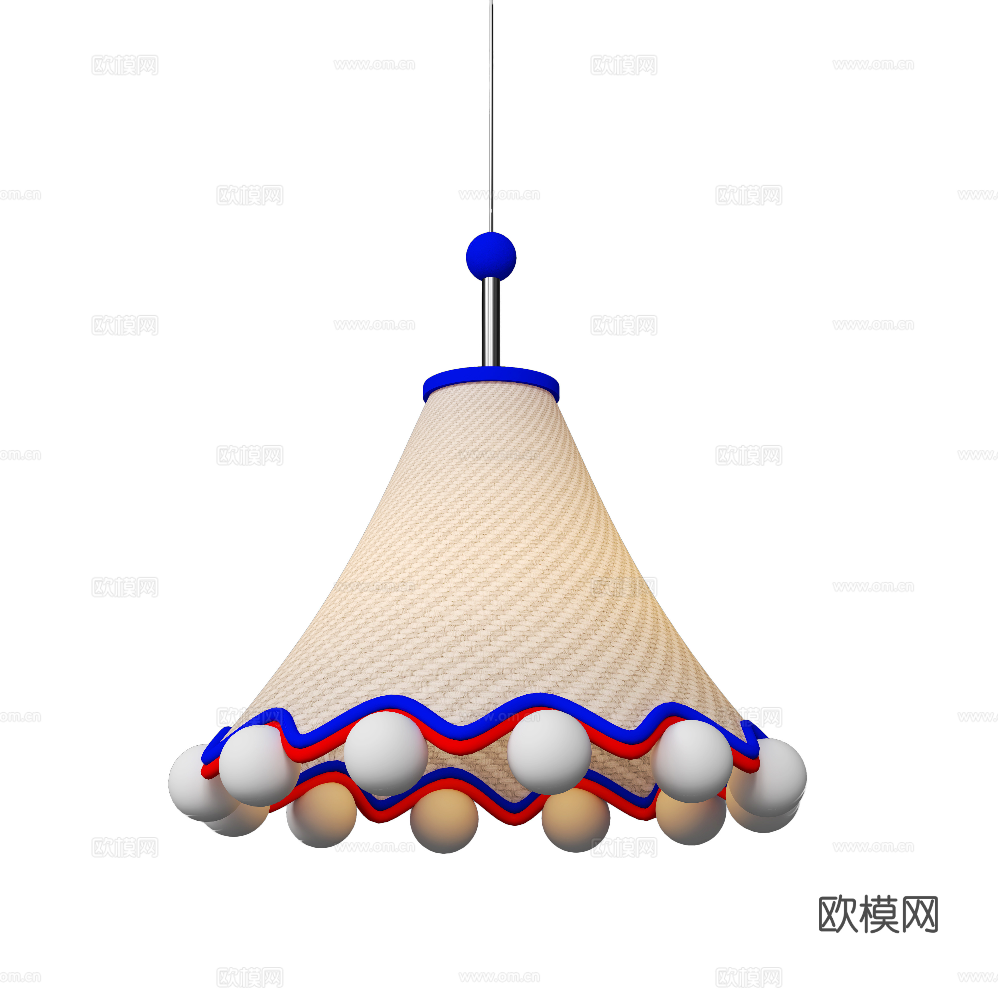 现代吊灯su模型