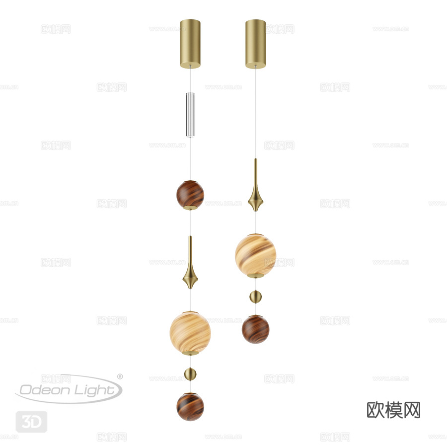 Odeon light exclusive 5457 4L,3d模型下载