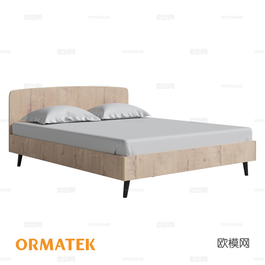 Skandy床3d模型下载