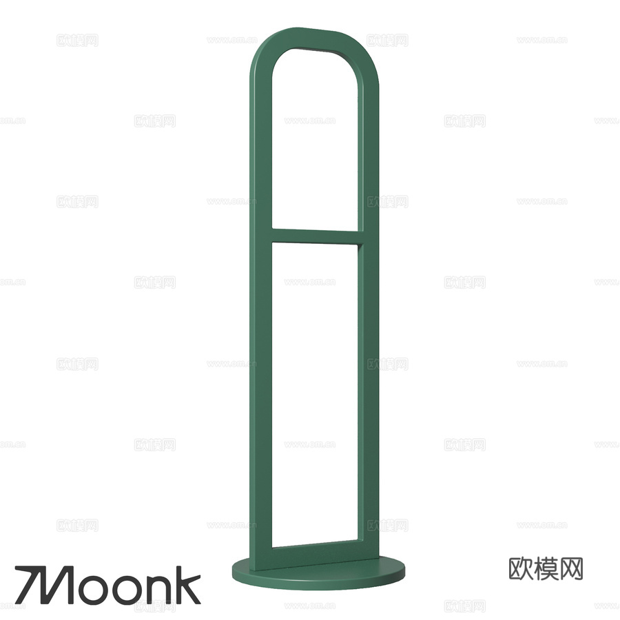 OM落地挂衣架Miro3d模型下载