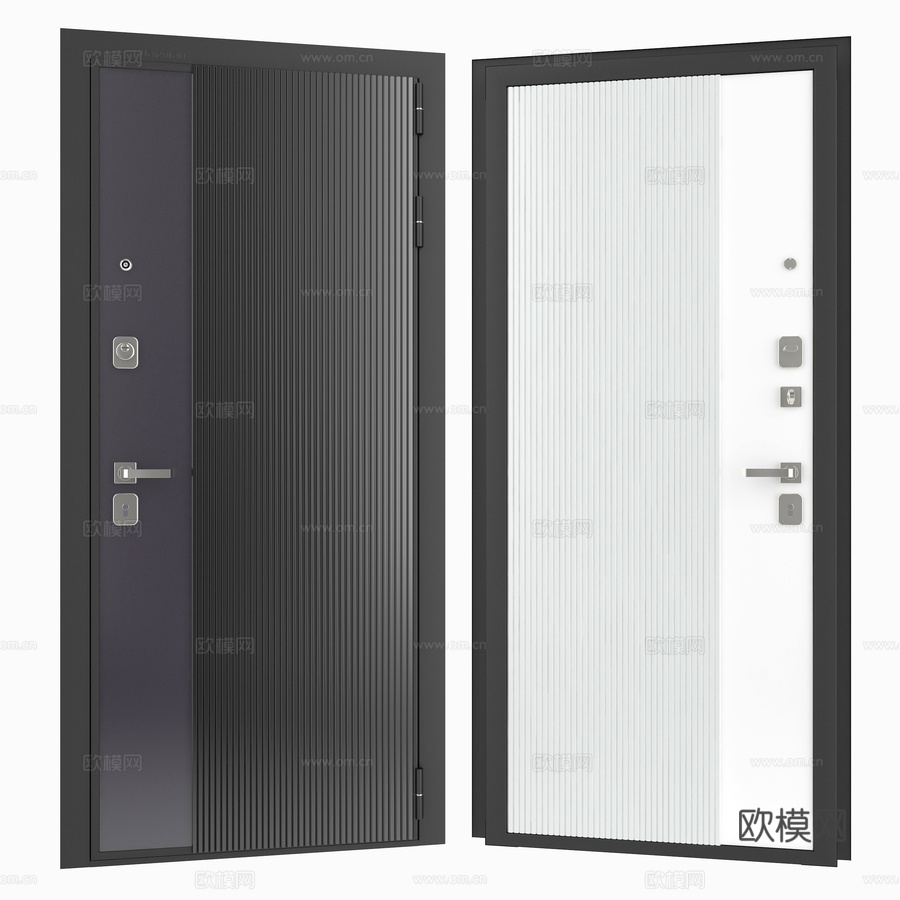 守护者入户门配峡湾02饰条3d模型下载