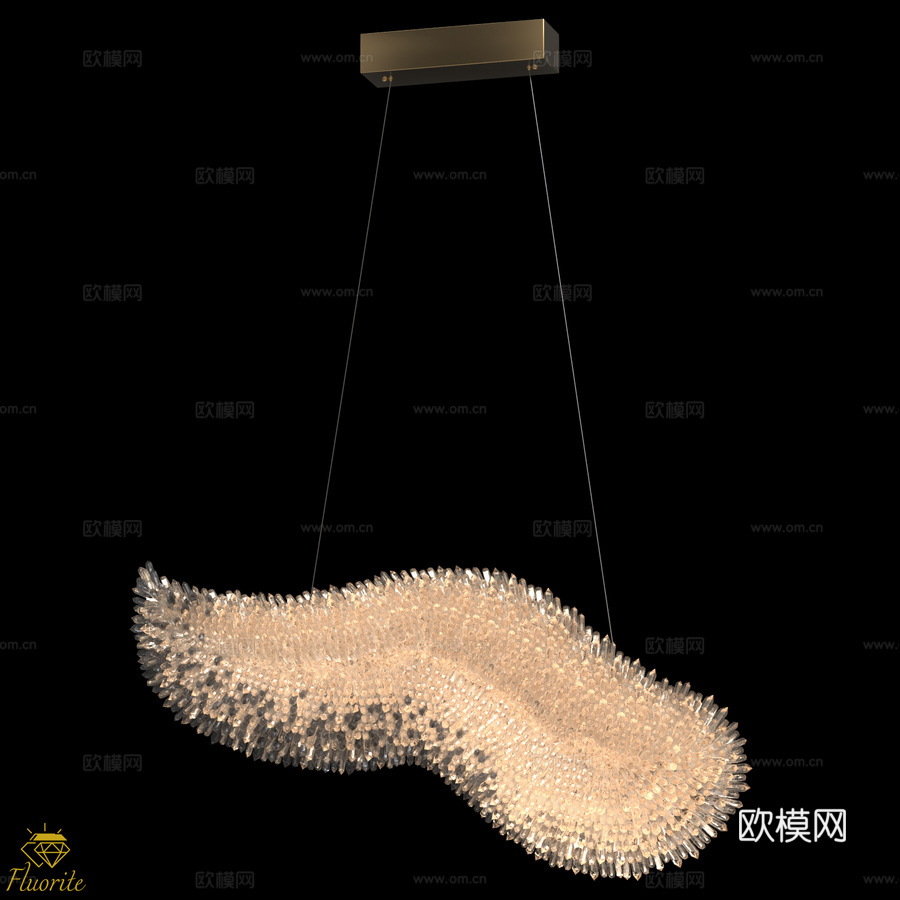 Angelo萤石FL1161-10P (OM)3d模型下载