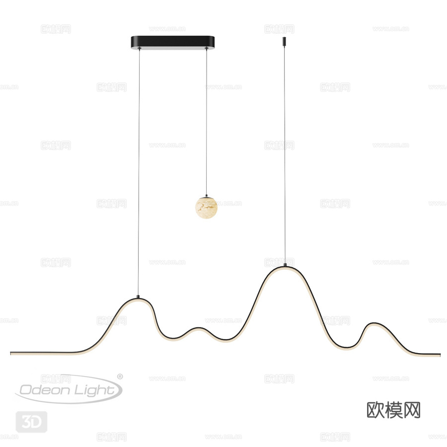 Odeon Light 7181 37L MOONLIGHT3d模型下载