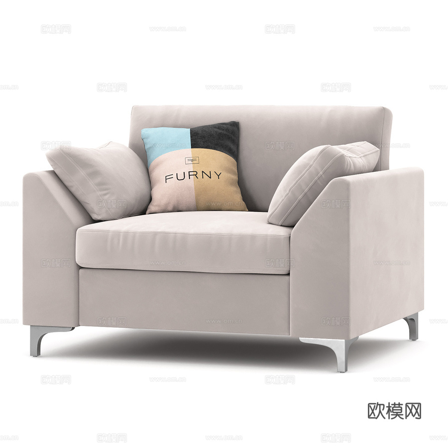 OM The Furny Eslov Chair3d模型下载