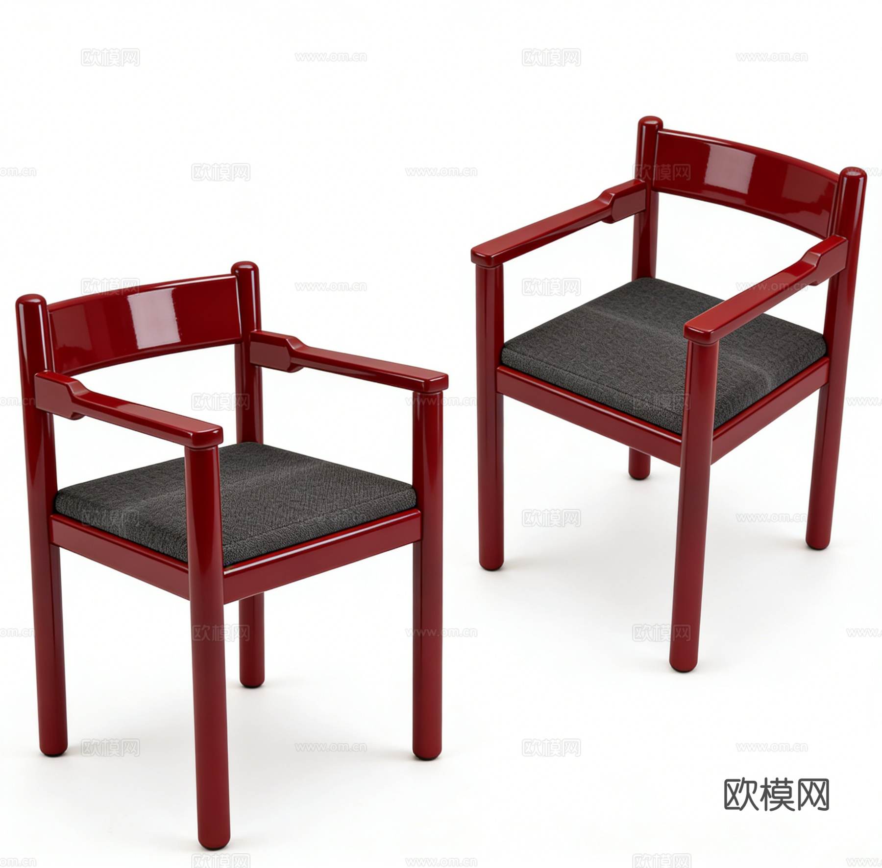 现代单椅3d模型下载（渲染图4）