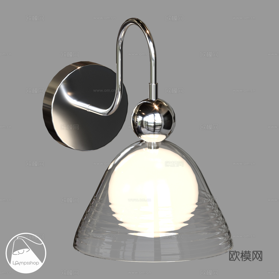 LampsShop.ru B4610 托勒壁灯3d模型下载